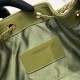 Replica Chanel AS5293, borsa a secchiello con coulisse piccola Hobo Vintage Verde pelle di daino