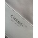 Replica Chanel AS5293 Borsa a secchiello piccola Hobo Vintage con coulisse in pelle scamosciata grigia Imitazioni Replica Chanel AS5293 Borsa a secchiello piccola Hobo Vintage con coulisse in pelle scamosciata grigia