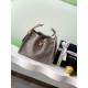 Replica Chanel AS5293 Borse Alta Qualità a secchiello piccola Hobo Vintage con coulisse in pelle scamosciata viola chiaro Imitazioni Replica Chanel AS5293 Borse Alta Qualità a secchiello piccola Hobo Vintage con coulisse in pelle scamosciata viola chiaro