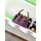 Replica Chanel AS5293 Borsa a secchiello piccola Hobo Vintage con coulisse in pelle scamosciata viola Imitazioni Replica Chanel AS5293 Borsa a secchiello piccola Hobo Vintage con coulisse in pelle scamosciata viola