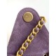 Replica Chanel AS5293 Borsa a secchiello piccola Hobo Vintage con coulisse in pelle scamosciata viola Imitazioni Replica Chanel AS5293 Borsa a secchiello piccola Hobo Vintage con coulisse in pelle scamosciata viola