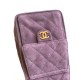 Replica Chanel AS5293 Borsa a secchiello piccola Hobo Vintage con coulisse in pelle scamosciata viola Imitazioni Replica Chanel AS5293 Borsa a secchiello piccola Hobo Vintage con coulisse in pelle scamosciata viola