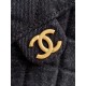 Replica Chanel AS5293 Borsa 1:1 a secchiello piccola Hobo Vintage con coulisse in denim nero Imitazioni Replica Chanel AS5293 Borsa 1:1 a secchiello piccola Hobo Vintage con coulisse in denim nero