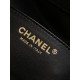 Replica Chanel AS5293 Borsa 1:1 a secchiello piccola Hobo Vintage con coulisse in denim nero Imitazioni Replica Chanel AS5293 Borsa 1:1 a secchiello piccola Hobo Vintage con coulisse in denim nero