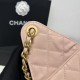 Replica Chanel AS5293 Borse Imitazioni a secchiello piccola Hobo Vintage con coulisse in pelle di vitello granata rosa Imitazioni Replica Chanel AS5293 Borse Imitazioni a secchiello piccola Hobo Vintage con coulisse in pelle di vitello granata rosa