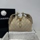 Replica Chanel AS5293 Borsa a secchiello piccola Hobo Vintage con coulisse in pelle di vitello granata albicocca Imitazioni Replica Chanel AS5293 Borsa a secchiello piccola Hobo Vintage con coulisse in pelle di vitello granata albicocca