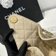 Replica Chanel AS5293 Borsa a secchiello piccola Hobo Vintage con coulisse in pelle di vitello granata albicocca Imitazioni Replica Chanel AS5293 Borsa a secchiello piccola Hobo Vintage con coulisse in pelle di vitello granata albicocca