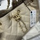 Replica Chanel AS5293 Borsa a secchiello piccola Hobo Vintage con coulisse in pelle di vitello granata albicocca Imitazioni Replica Chanel AS5293 Borsa a secchiello piccola Hobo Vintage con coulisse in pelle di vitello granata albicocca