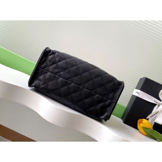 Replica Chanel AS5293 Borse  a secchiello piccola Hobo Vintage con coulisse in pelle di vitello granata nera