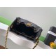 Replica Chanel AS5293 Borse  a secchiello piccola Hobo Vintage con coulisse in pelle di vitello granata nera