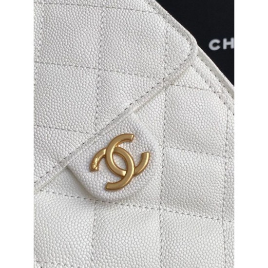 Replica Chanel AS5293 Borse Firmate a secchiello piccola Hobo Vintage con coulisse in pelle di vitello granata Bianco Imitazioni Replica Chanel AS5293 Borse Firmate a secchiello piccola Hobo Vintage con coulisse in pelle di vitello granata Bianco