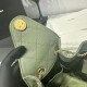 Replica Chanel 25c AS5293 Borsa a secchiello Hobo Vintage piccola con coulisse in pelle di vitello granata Verde