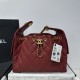 Replica Chanel 25c AS5293 Borsa a secchiello Hobo Vintage piccola con coulisse in pelle di vitello granata Rosso Imitazioni Replica Chanel 25c AS5293 Borsa a secchiello Hobo Vintage piccola con coulisse in pelle di vitello granata Rosso