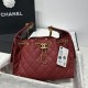Replica Chanel 25c AS5293 Borsa a secchiello Hobo Vintage piccola con coulisse in pelle di vitello granata Rosso Imitazioni Replica Chanel 25c AS5293 Borsa a secchiello Hobo Vintage piccola con coulisse in pelle di vitello granata Rosso