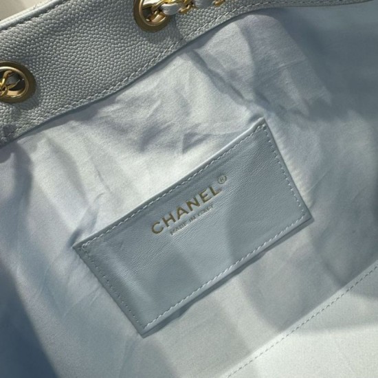 Replica Chanel 25c AS5293 Borsa a secchiello Hobo Vintage piccola con coulisse in pelle di vitello granata Blu