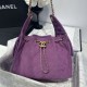Replica Chanel 25c AS5293 Bora Pari a secchiello Hobo Vintage piccola con coulisse Denim Viola Imitazioni Replica Chanel 25c AS5293 Bora Pari a secchiello Hobo Vintage piccola con coulisse Denim Viola