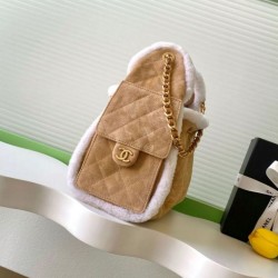 Replica Chanel 25c AS5293 Bora Pari a secchiello Hobo Teddy Bear Imitazione Marrone Imitazioni Replica Chanel 25c AS5293 Bora Pari a secchiello Hobo Teddy Bear Imitazione Marrone
