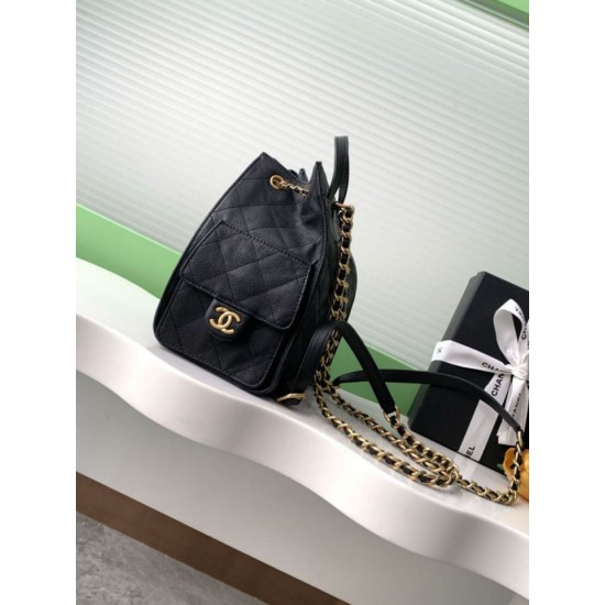 Replica Chanel 25B Zaino medio in pelle di vitello granata nera AS5600 Imitazioni Replica Chanel 25B Zaino medio in pelle di vitello granata nera AS5600