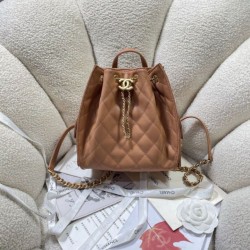 Replica Zaino Chanel 25B Medio in Vitello Granato Marrone AS5600 Imitazioni Replica Zaino Chanel 25B Medio in Vitello Granato Marrone AS5600