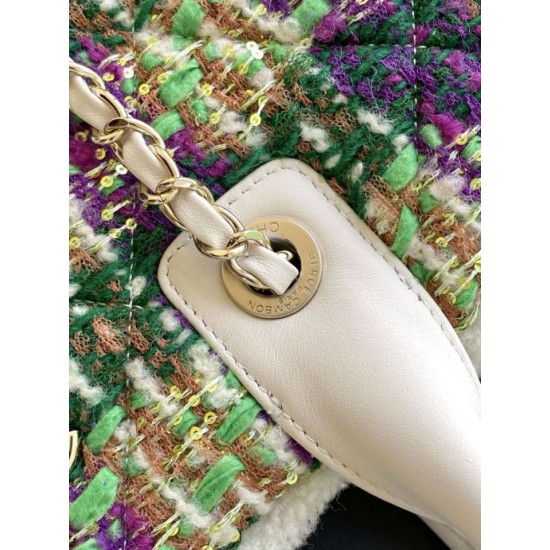 Replica Borse Shopping Chanel 25N AS5689 in Tweed Agnello Coco Neige Verde Imitazioni Replica Borse Shopping Chanel 25N AS5689 in Tweed Agnello Coco Neige Verde