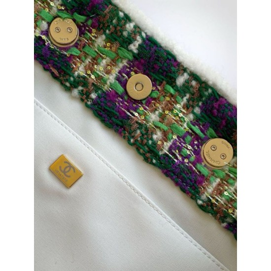 Replica Borse Shopping Chanel 25N AS5689 in Tweed Agnello Coco Neige Verde Imitazioni Replica Borse Shopping Chanel 25N AS5689 in Tweed Agnello Coco Neige Verde