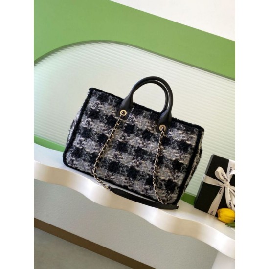 Replica borse griffate Shopping Chanel 25N AS5689 in Tweed Agnello Coco Neige Nero Imitazioni Replica borse griffate Shopping Chanel 25N AS5689 in Tweed Agnello Coco Neige Nero