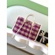 Replica Borse Alta Qualità Shopping Chanel 25N AS5689 in Tweed Agnello Coco Neige Viola Imitazioni Replica Borse Alta Qualità Shopping Chanel 25N AS5689 in Tweed Agnello Coco Neige Viola