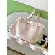 Replica Borsa Tote Chanel Coco Beach con Borsa Piccola Agnello Bianco Imitazioni Replica Borsa Tote Chanel Coco Beach con Borsa Piccola Agnello Bianco
