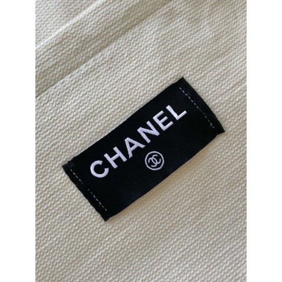 Replica Borsa Tote Chanel Coco Beach con Borsa Piccola Agnello Bianco Imitazioni Replica Borsa Tote Chanel Coco Beach con Borsa Piccola Agnello Bianco