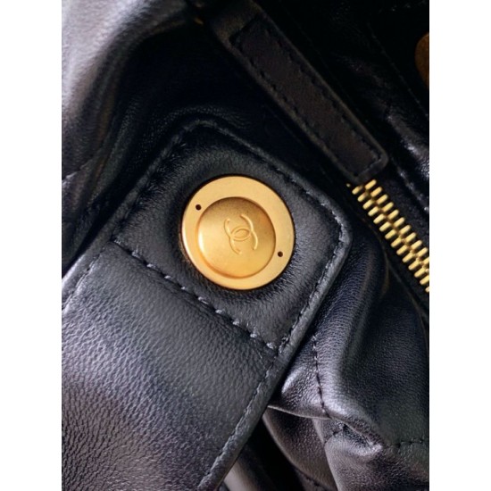 Replica Borsa a fiocco Chanel 25K Pelle di agnello AS5851 Nero Imitazioni Replica Borsa a fiocco Chanel 25K Pelle di agnello AS5851 Nero