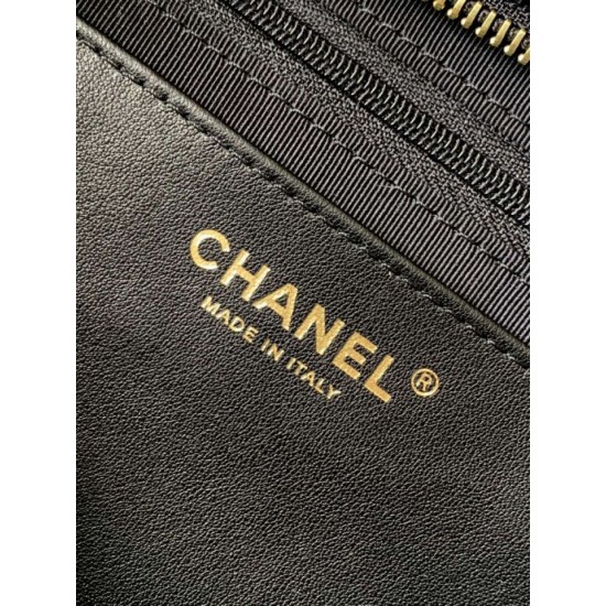 Replica Borsa a fiocco Chanel 25K Pelle di agnello AS5851 Nero Imitazioni Replica Borsa a fiocco Chanel 25K Pelle di agnello AS5851 Nero
