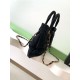 Replica Borsa  1:1 a fiocco Chanel 25K Pelle di vitello AS5851 Nero