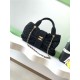 Replica Borsa  1:1 a fiocco Chanel 25K Pelle di vitello AS5851 Nero