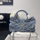 Replica Bora Pari a fiocco Chanel 25K Denim lavato AS5851 Nero Imitazioni Replica Bora Pari a fiocco Chanel 25K Denim lavato AS5851 Nero