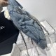 Replica Bora Pari a fiocco Chanel 25K Denim lavato AS5851 Nero Imitazioni Replica Bora Pari a fiocco Chanel 25K Denim lavato AS5851 Nero