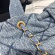 Replica Bora Pari a fiocco Chanel 25K Denim lavato AS5851 Nero Imitazioni Replica Bora Pari a fiocco Chanel 25K Denim lavato AS5851 Nero