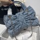 Replica Bora Pari a fiocco Chanel 25K Denim lavato AS5851 Nero Imitazioni Replica Bora Pari a fiocco Chanel 25K Denim lavato AS5851 Nero
