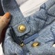 Replica Bora Pari a fiocco Chanel 25K Denim lavato AS5851 Nero Imitazioni Replica Bora Pari a fiocco Chanel 25K Denim lavato AS5851 Nero
