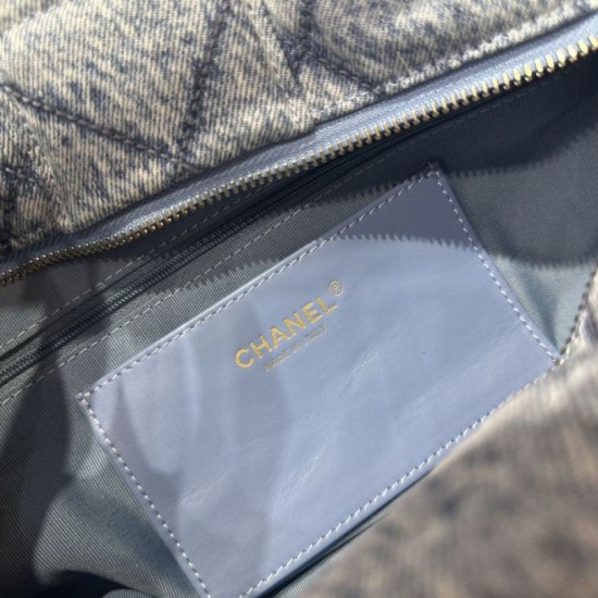 Replica Bora Pari a fiocco Chanel 25K Denim lavato AS5851 Nero Imitazioni Replica Bora Pari a fiocco Chanel 25K Denim lavato AS5851 Nero