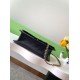 Replica Borse  Sweet Flap Chanel 24K Pelle di vacchetta oliata e cerata AS5145 Nero