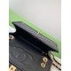 Replica Borse  Sweet Flap Chanel 24K Pelle di vacchetta oliata e cerata AS5145 Nero