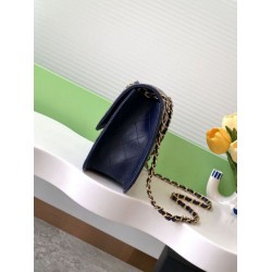 Sweet Flap Chanel 24K Pelle di vacchetta oliata e cerata AS5145 Blu
