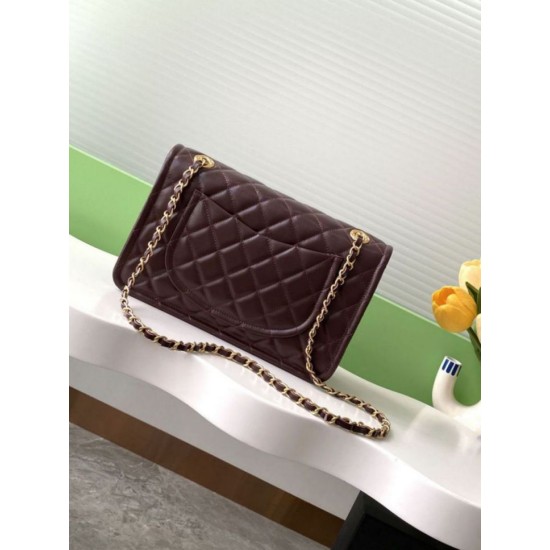 Replica Borsa Chanel Sweet Flap 24K Pelle di vacchetta oliata e cerata AS5145 Borgogna Imitazioni Replica Borsa Chanel Sweet Flap 24K Pelle di vacchetta oliata e cerata AS5145 Borgogna