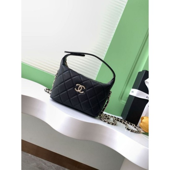 Replica Pochette Chanel 25S con catena Pelle di vitello granata AP4747 Nero Imitazioni Replica Pochette Chanel 25S con catena Pelle di vitello granata AP4747 Nero