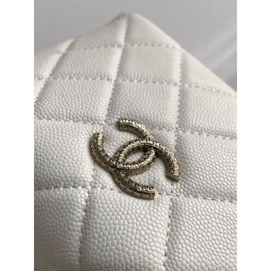 Replica Pochette Chanel 25S con catena Pelle di vitello granata AP4747 Bianco Imitazioni Replica Pochette Chanel 25S con catena Pelle di vitello granata AP4747 Bianco