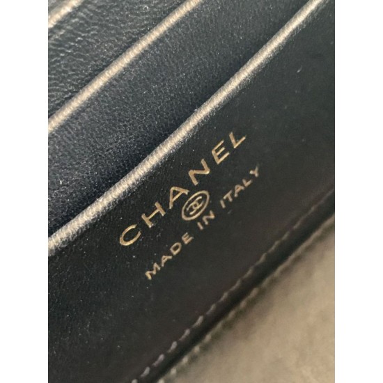 Replica Borsa a tracolla Chanel 25C Vanity con catena AP4404 Nero Imitazioni Replica Borsa a tracolla Chanel 25C Vanity con catena AP4404 Nero