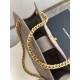 Replica Borsa tote Chanel grande con tracolla a catena AS5303 Scamosciato Grigio