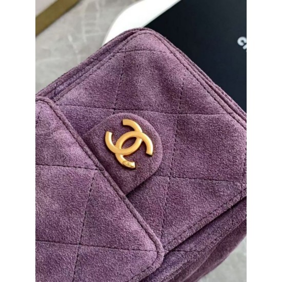 Replica Borse tote Chanel grande con tracolla a catena AS5303 Scamosciato Viola Imitazioni Replica Borse tote Chanel grande con tracolla a catena AS5303 Scamosciato Viola