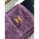 Replica Borse tote Chanel grande con tracolla a catena AS5303 Scamosciato Viola Imitazioni Replica Borse tote Chanel grande con tracolla a catena AS5303 Scamosciato Viola