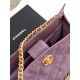 Replica Borse tote Chanel grande con tracolla a catena AS5303 Scamosciato Viola Imitazioni Replica Borse tote Chanel grande con tracolla a catena AS5303 Scamosciato Viola